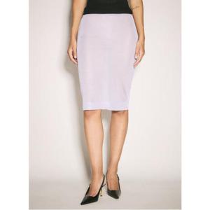 26 SS 생로랑 미드라이즈 세미 시어 펜슬 니트 스커트 라일락 799280 Y75YK 5127