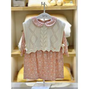 아가방 세이브존02 핑크 플라워원피스조끼 02s534053