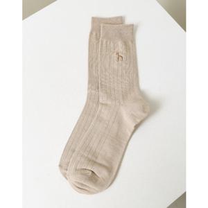 [헤지스] 남성 골지패턴 장목 양말 HZSS5F201I3