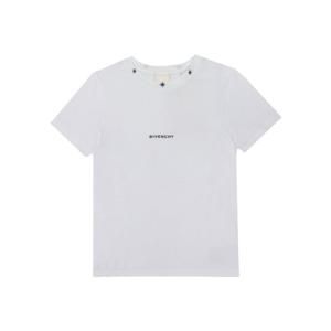 지방시 H30733 10P 아키타이프 로고 아동 반팔티