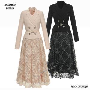 [미니멈]MD 시스루 체크 원피스  MD MYCAWO7260_CJ