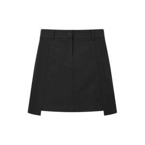 헤지스골프 BEST 블랙 여성 뒷플리츠 스커트(HWSK5C612BK)
