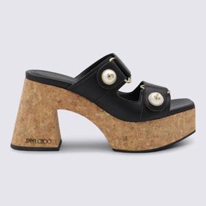 지미추 힐 펌프스 FAYENCEWEDGE95SQM010003 Black