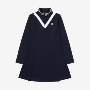 [휠라]테니스 반집업 기모 원피스  FS2OPF4351F_INA