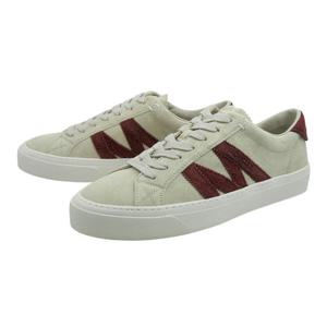 25FW 몽클레어 남성 모나코 M 레더 스니커즈 화이트 4M00240 M7633 20C