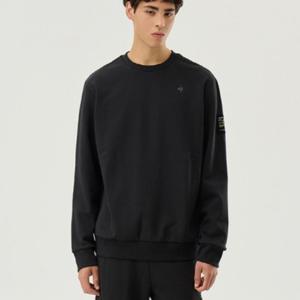 르꼬끄 공용 기모 스판 맨투맨 공용 기모 스판 맨투맨 QP423EFSN1_BLK