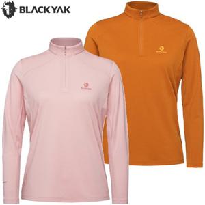 블랙야크 여성 가을 등산 아웃도어 긴팔티셔츠 폴라텍 파워드라이 집업 긴팔티2 1BYZTFU501