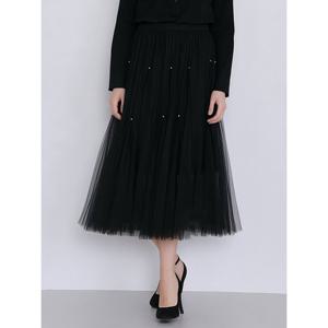 [아날도바시니](아날도바시니) 큐빅 포인트 샤스커트(AX09SK21S)