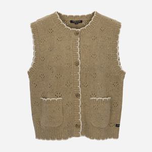 [써스데이아일랜드][여성]크로셰 라운드넥 베스트(T256MVT322W)