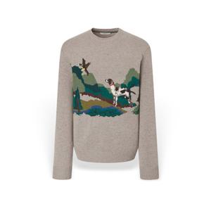 [헤지스] 남성 피전 헌팅 인타샤 니트 HZSW5D701I2