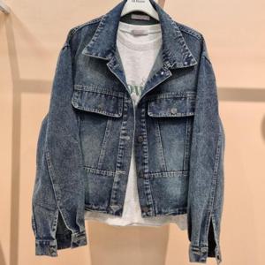 라티움 HC34 깔끔한 데님 자켓  밑단스트링조절가능 가을청자켓 T2533jjk05