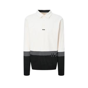 헤지스골프 BEST 남성 니트 하이브리드 블루종 티셔츠(HUTS5C615I1)