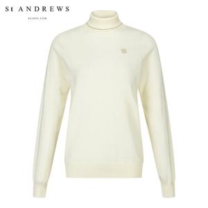 [세인트앤드류스] 여성 별 심볼 글리터 라인 터틀넥 니트 821C3SW152_WH