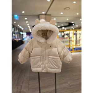 [블루독베이비] 25 FW(크림)리틀버디 덕다운점퍼(45C1411403)유아 아가옷 백일 돌 선물 조카 아우터 (45C14