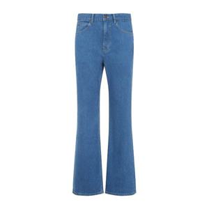 셀린느 웨스턴 블루 코튼 플레어 진 RP0730D38 GBV7WESTERN