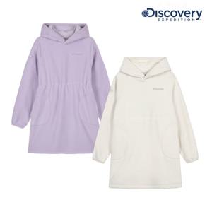 디스커버리키즈 DKOP51056 여아 플리스 후드 원피스