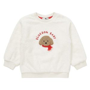 [블루독베이비] 25FW(크림)소프트퍼리 스웨트셔츠  HH (45C1433404)