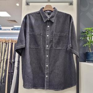 리트머스 HC12 투포켓  데님  반팔 셔츠 LP2YU364-076