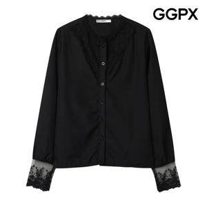 GGPX  V레이스 버튼 블라우스 (GP9SH060F)
