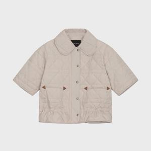 르샵  카라 퀼팅 반소매 경량 다운 L3G42OJP010