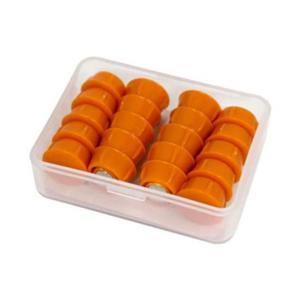 마그피아 초강력 칼라원형자석 미니 주황색 MFMH-15-20/(15mm 20개입) 갑(1개입)