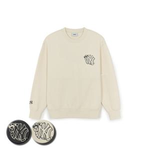 MLB 공용 스트릿 메가베어 기모 맨투맨 티셔츠 (3AMTE0256)