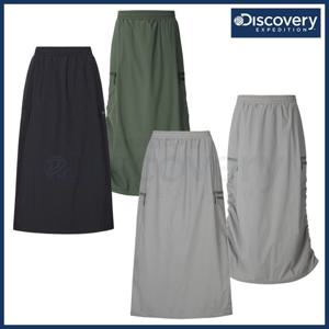 디스커버리 25FW 겨울 신상 여성 레귤러핏 메쉬기모 우븐 나일론 사이드셔링 트레이닝 스커트/캐주얼치마/방풍/보온/기능성 DXMIA DWTP97056