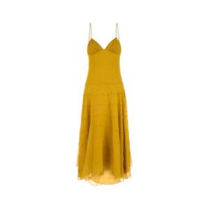 생로랑 롱 원피스 837256Y3F22 7789 YELLOW