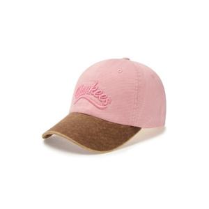 MLB모자 GQC 3ACPVL74N-50PKM 바시티 빈티지 컬시브 배색 언스트럭쳐 볼캡 뉴욕양키스