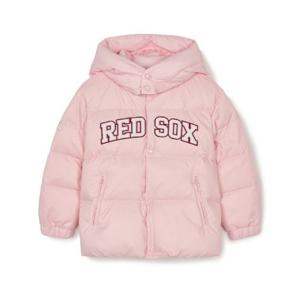 MLB키즈패딩 GQC 7ADJV0246-43PKL 바시티 스포츠 아플리케 숏패딩 보스턴 레드삭스
