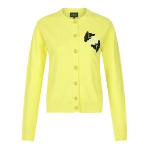 M 파리게이츠골프자켓 NQC 521C3SD163_LM 여성 바니 로고 니트 가디건