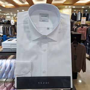 [예작]면혼방 슬림핏 긴팔셔츠 YJFXBS050-WH_BP