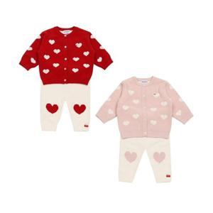 압소바 유아PG 루비 니트 가디건 상하 (A2721212)