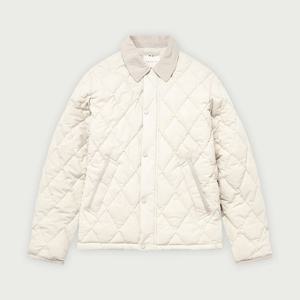 [행텐 틴즈]공용 포레스트 폴리 코듀로이 카라 퀼팅 점퍼_102(10540-010-813-69)