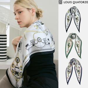 루이까또즈 퐁텐블로 실크 마름모 스카프 2ESD953