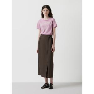 [쥬크]턱 벨티드 H라인 롱 스커트 Z253MSD005