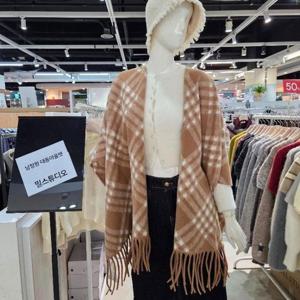 밀스튜디오 DP02 쳬크 숄 망토가디건 LRACDS107