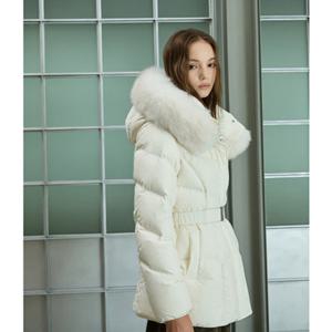 [에고이스트] 웨이스트 벨티드 폭스퍼 구스 숏점퍼 (ER4TD003)