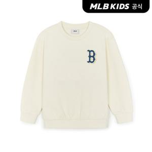 [MLB키즈 공식]25FW 모노그램 모노티브 맨투맨 BOS (Cream)7AMTM0356-43CRS