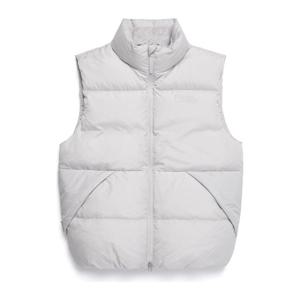 N254UDV170 나나 패딩 하이넥 구스다운 베스트 L/GREY