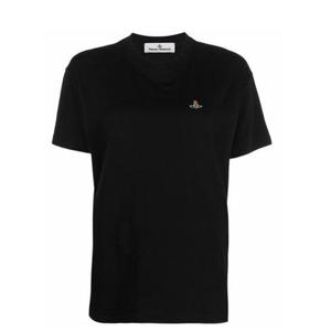 비비안웨스트우드 공용 ORB 클래식 반팔 티셔츠 블랙 3G010013 J001M N401