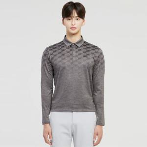[와이드앵글]남성 CO 그라데이션 모노그램 폴로 티셔츠 M.GREY(WMW25251MK)