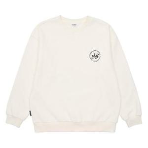 에꼴리에 세이브존03 겨울 써클로고 포인트 맨투맨티 22D0443-WT