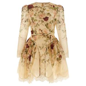 25FW Zimmermann Hypnotic 레이스 Trim 미니 드레스 5241DF251CCSC TP566330491