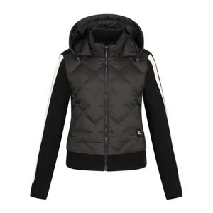 [핑골프]여성 하이브리드 후드 니트 구스 다운 점퍼 121E4JP285 BK
