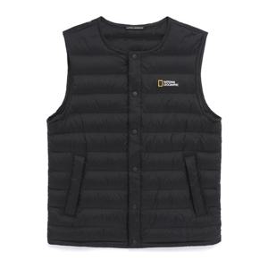 내셔널지오그래픽 N261UDV010 케루스 경량 구스다운 베스트 BLACK