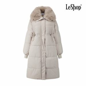 [르샵] 카라퍼 허리 스트링 롱 패딩 점퍼 (BPBJP002A)