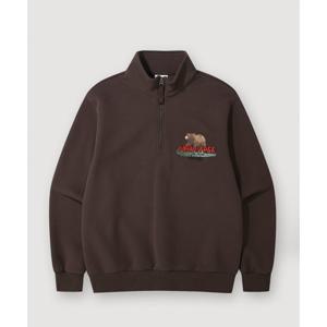 [지프]공용 본투비프리 베어 하프집업 기모 맨투맨 JQ4TSU844