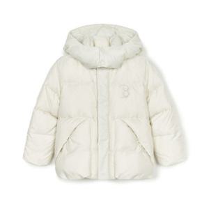 M MLB키즈패딩 NQK 7ADJMD646-43CRS 다이아 모노그램 자카드 구스 숏다운 보스턴 레드삭스