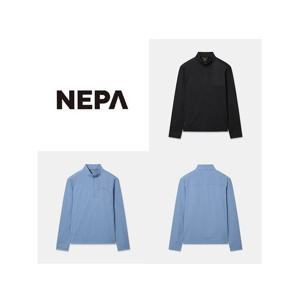 [네파]남성 패스파인더 하이브리드 집업 티셔츠_7L55411_BP